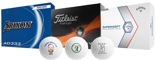 custom printed golf balls