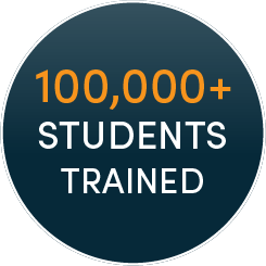 100,000+ students trained