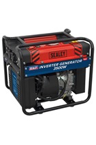 Sealey GI3500 Inverter Generator 3500W 230V 4-Stroke Engine