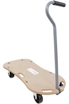 300kg Plywood Wooden Dolly Trolley c/w Handle