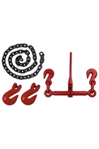 12600kg M.B.S Ratchet Loadbinder Kit with Grab Hooks