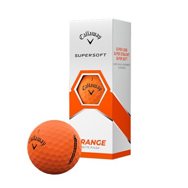 Callaway Supersoft Matte Orange Golf Balls