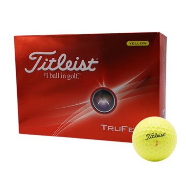 Titleist TruFeel Yellow Golf Balls 2024