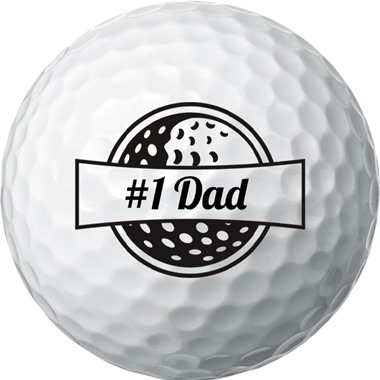 #1 Dad Classic Golf Balls