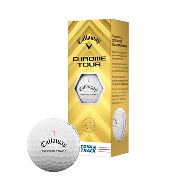 Callaway Chrome Tour Triple Track White Golf Balls 2024