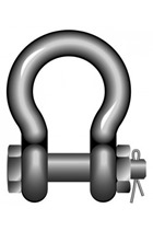 1500kg Stainless Steel Bow Shackle with Safety Bolt