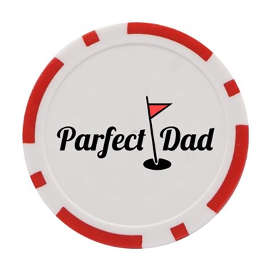 Parfect Dad Golf Flag Funny Golf Ball Marker