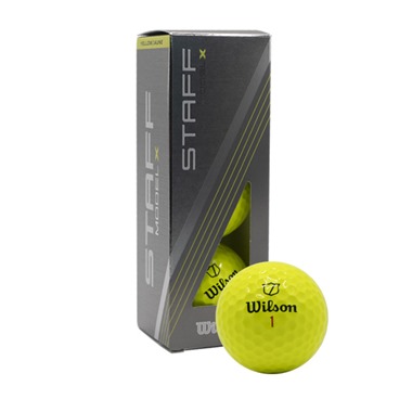 Wilson Staff Model X Yellow Golf Balls 2024