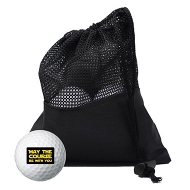 ‘May the Course Be With You’ - Joke Star Wars Golf Ball
