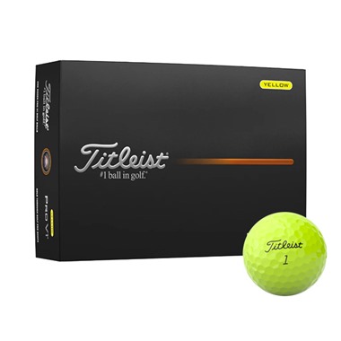Titleist Pro V1 Yellow Golf Balls 2025