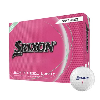 Srixon Soft Feel Lady White Golf Balls 2025