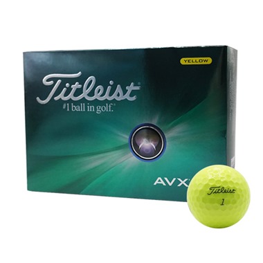 Titleist AVX Yellow Golf Balls 2024