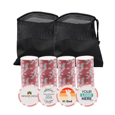 Personalised Golf Poker Chip | Pink