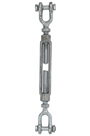 1/2" x 9" Galvanised Jaw/Jaw Turnbuckle WLL:1tonne