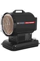 Sealey IR20 Infrared Space Warmer Paraffin/Kerosene/Diesel Heater 70,000Btu/hr