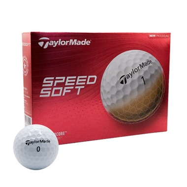 TaylorMade SpeedSoft White Golf Balls 2024
