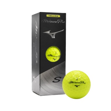 Mizuno Pro S Yellow Golf Balls 2025