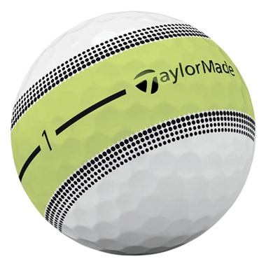 TaylorMade Tour Response Stripe Yellow Golf Balls 2025