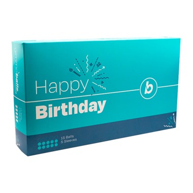 Happy Birthday Golf Ball Gift Set - Selection Box