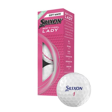 Srixon Soft Feel Lady White Golf Balls 2025