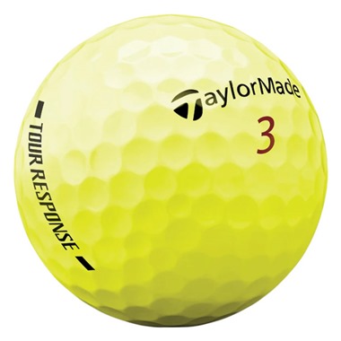 TaylorMade Tour Response Yellow Golf Balls 2025