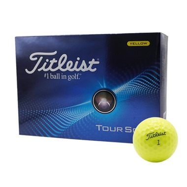 Titleist Tour Soft Yellow Golf Balls 2024