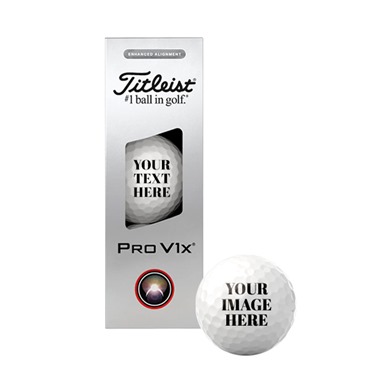 Titleist Pro V1x Enhanced Alignment Golf Balls 2025