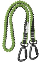 Abtech Safety 4kg Elastic Tool Lanyard with 2x Karabiners