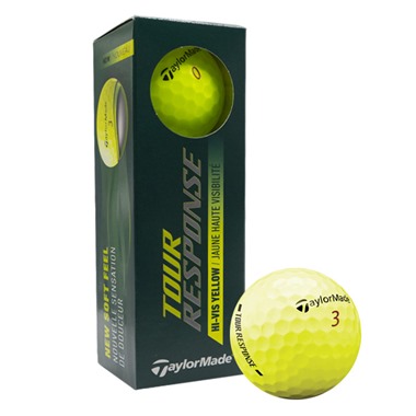 TaylorMade Tour Response Yellow Golf Balls 2025