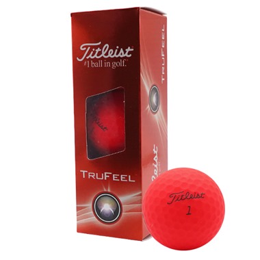Titleist TruFeel Red Golf Balls 2024