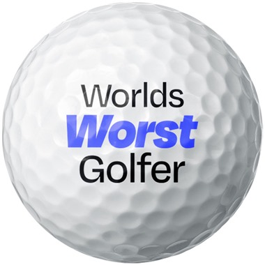 World's Worst Golfer Golf Balls