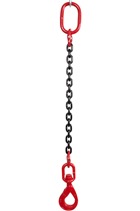 1.5 tonne Chainsling 1 Leg, Swivel Self Locking Hook