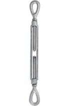 1/2" x 9" Galvanised Eye/Eye Turnbuckle WLL:1tonne
