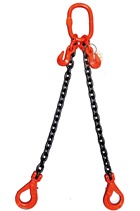 7.5 tonne 2Leg Chainsling, Adjustable & c/w Safety Hooks