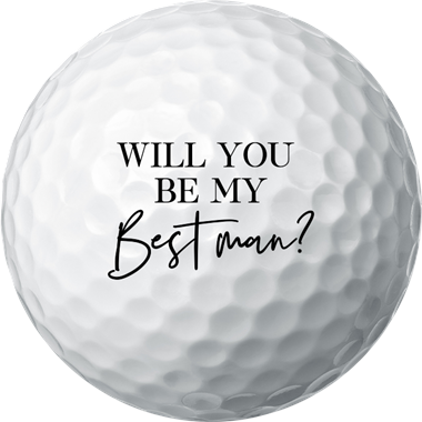 Best Man Golf Balls - Style 1