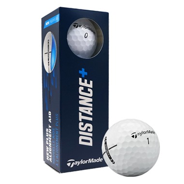 TaylorMade Distance+ White Golf Balls 2025