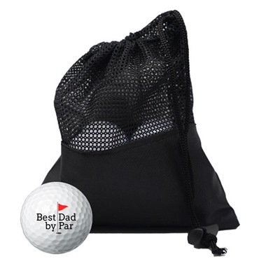 Best Dad by Par Flag Golf Balls