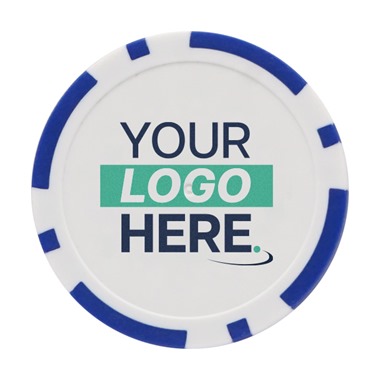 Personalised Golf Poker Chip | Dark Blue