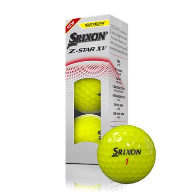 Srixon Z-Star XV Yellow Golf Balls 2025