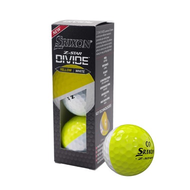 Srixon Z-Star Divide Yellow & White Golf Balls