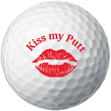Kiss My Putt Golf Balls