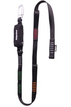 Ridgegear RGL30 Single Leg Webbing Tie Back Lanyard & Shock Absorber