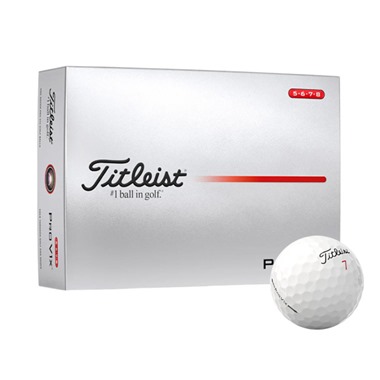 Titleist Pro V1x White High Numbers Golf Balls 2025