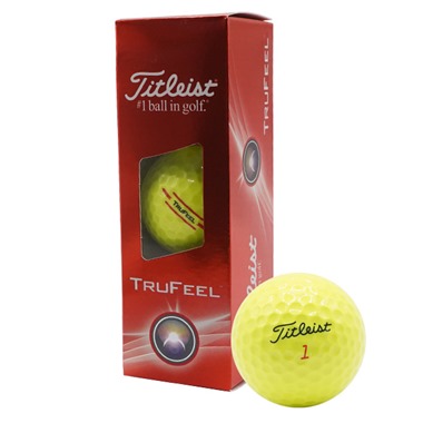 Titleist TruFeel Yellow Golf Balls 2024