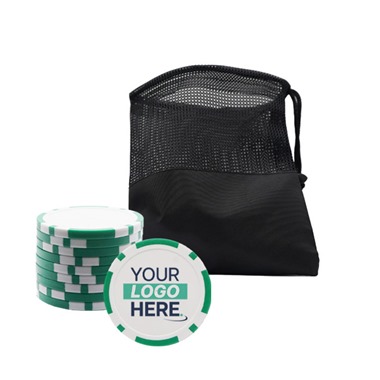 Personalised Golf Poker Chip | Dark Green