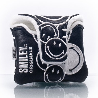 Smiley Orginals - White and Black Smiley Mallet Putter Cover
