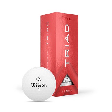 Wilson Triad White Golf Balls 2025