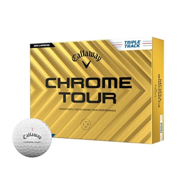 Callaway Chrome Tour Triple Track White Golf Balls 2024