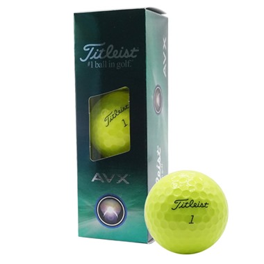 Titleist AVX Yellow Golf Balls 2024