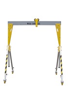 500kg Lightweight Aluminium Gantry c/w 4mtr Beam